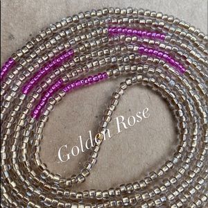 GoldenRose One homemade 2strand Tie On waistbeads